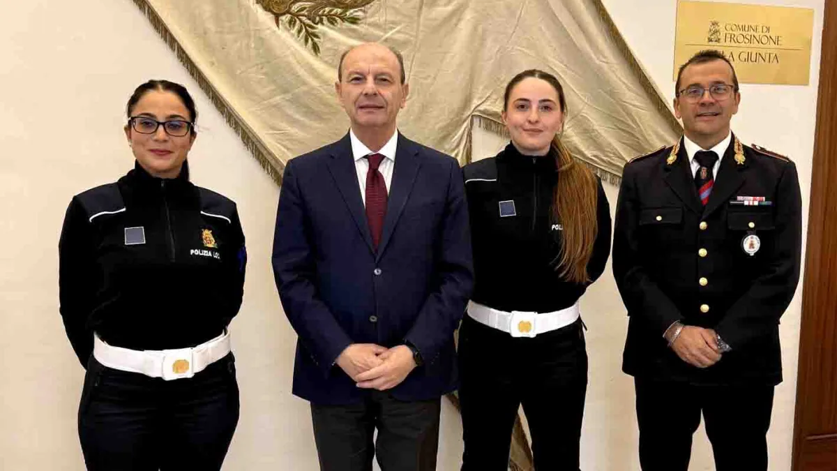 Frosinone, due nuove agenti nella Polizia Locale: più presenza sul territorio e sulle strade