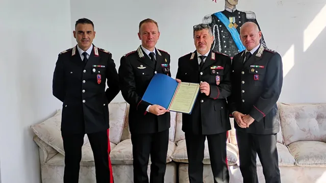 Anagni – Dopo 38 anni nell’Arma, il Brigadiere Gianni Adofarini lascia il servizio