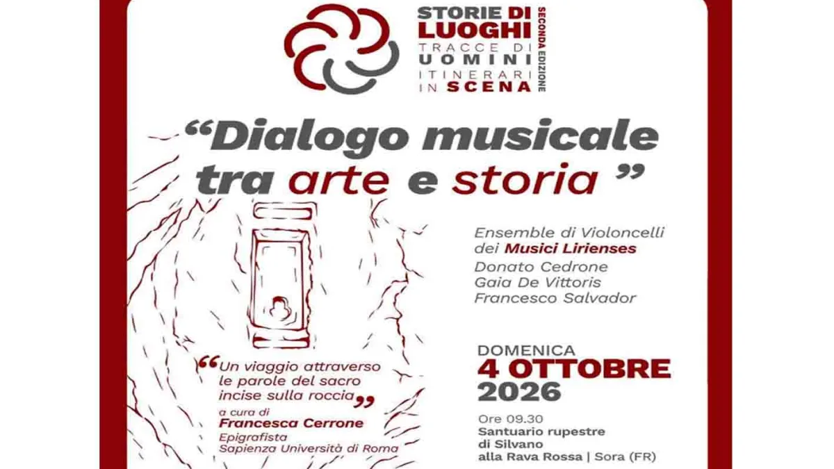 Sora – Con “Dialogo musicale tra arte e storia” si chiude la rassegna “Storie di luoghi, tracce di uomini – Itinerari in scena”