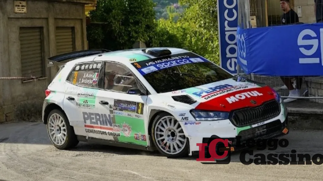 Bostjan Avbelj suona la sveglia allo shakedown del Rally del Lazio