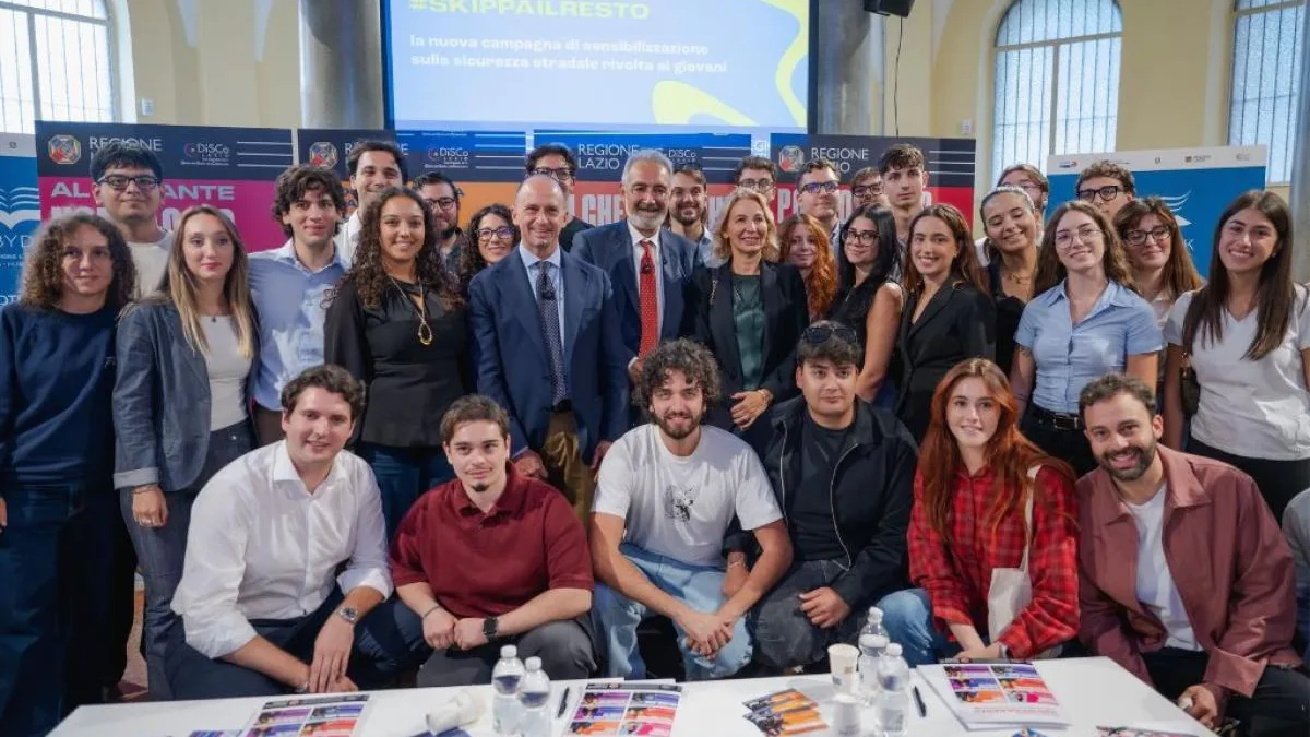 Regione Lazio – Sicurezza stradale, presentata la nuova campagna di prevenzione ‘Skippa il resto’
