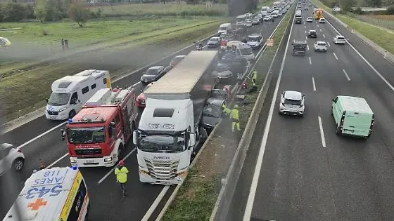 Incidente in A1: arriva un'eliambulanza