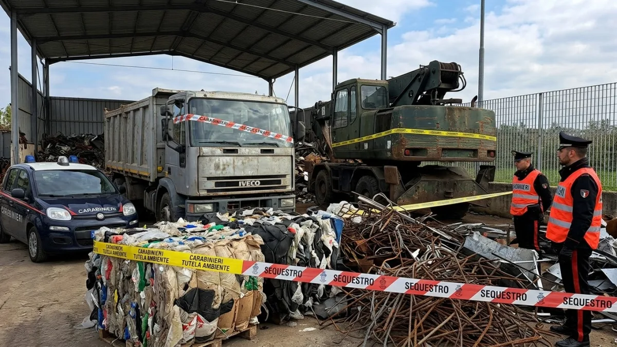 Maxi-operazione contro il traffico illecito di rifiuti: sequestri per 3,5 milioni di euro, coinvolta anche la provincia di Frosinone