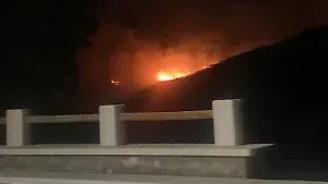 Fiamme sulle montagne degli Aurunci