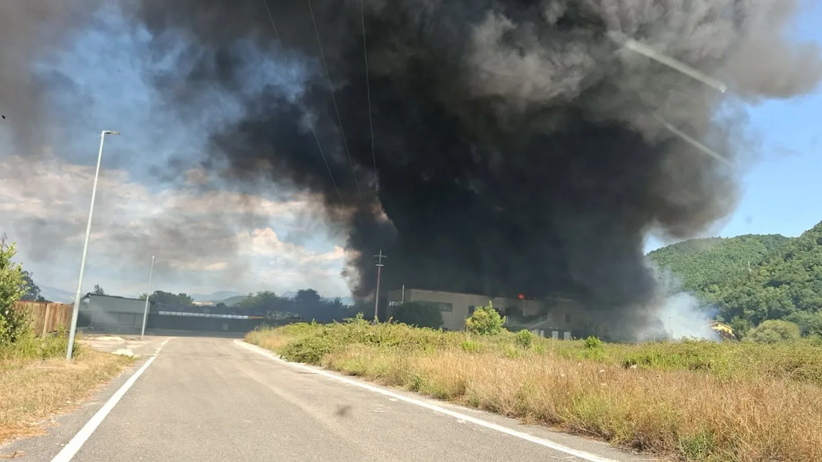 San Giorgio a Liri – Incendio Remat, emergono tracce di inquinanti