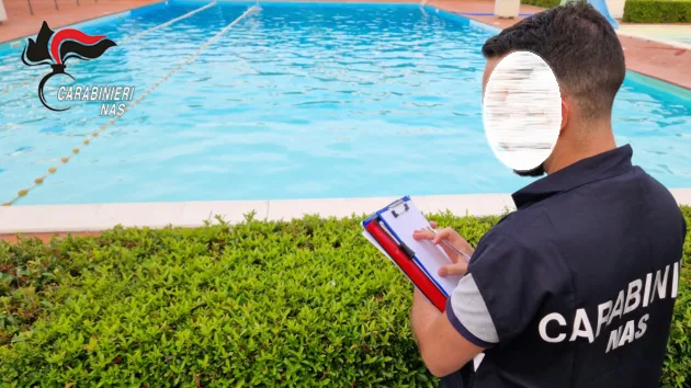Piscine nel mirino, Nas al lavoro. Ancora una sospensione per una struttura nel Cassinate