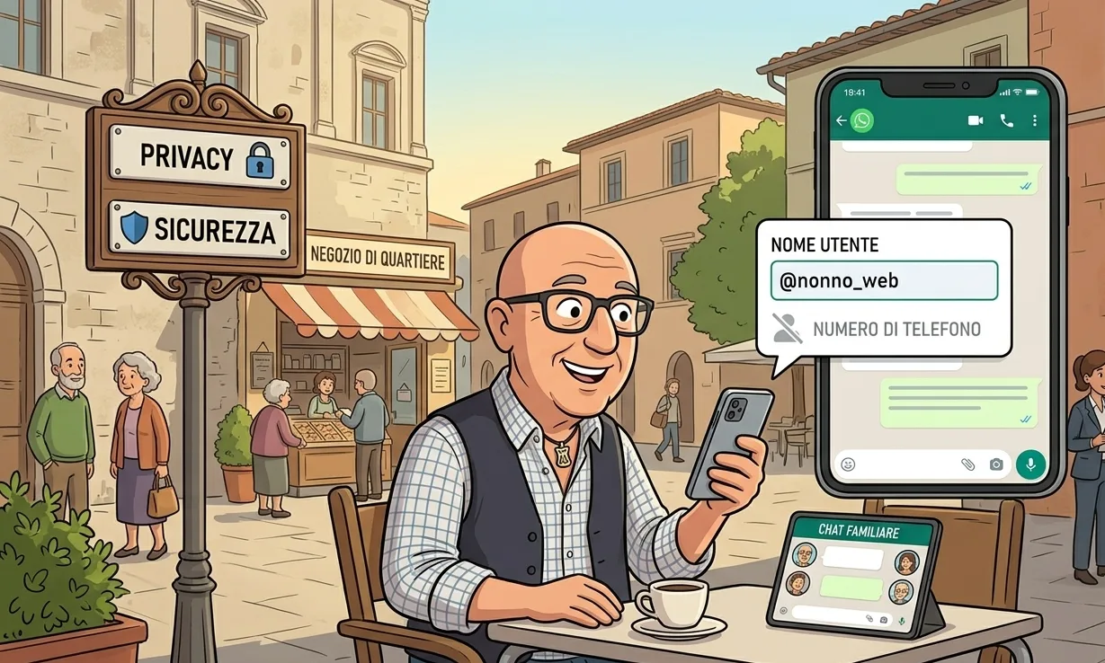 WhatsApp e nome utente: come funziona, a cosa serve e come usarlo bene | NonnoWeb
