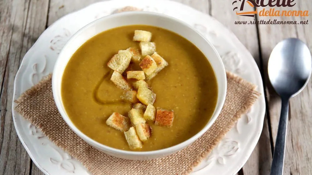 Vellutata di zucca e lenticchie