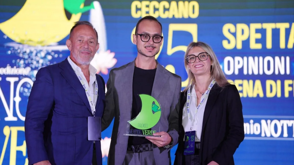 Dalla Ciociaria a Las Vegas, Giulio Scappaticci premiato alla Notte Verde di Ceccano