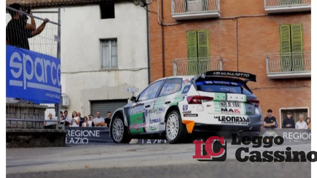 Rally del Lazio Cassino, Nucita al comando dopo una prima giornata segnata dal nubifragio