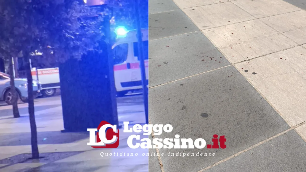 Cassino, notte di violenza sull’isola pedonale: rissa tra giovani, volano sedie e tavolini