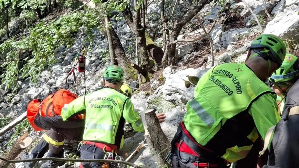 Collepardo (FR) – Escursionista fratturato, salvataggio di Soccorso Alpino e Vigili del fuoco