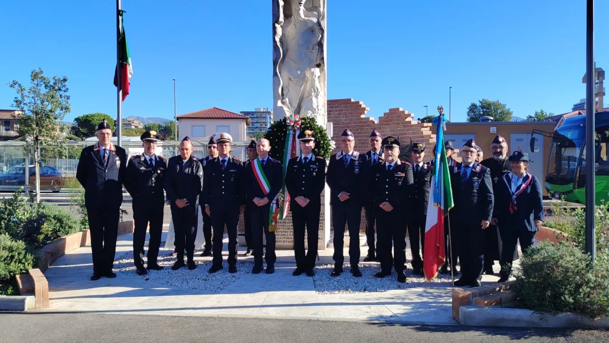 Frosinone ricorda Salvo D’Acquisto: cerimonia al monumento dell’Eroe