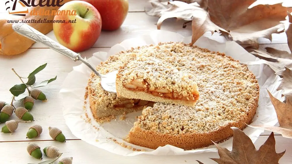 Torta di zucca e mele