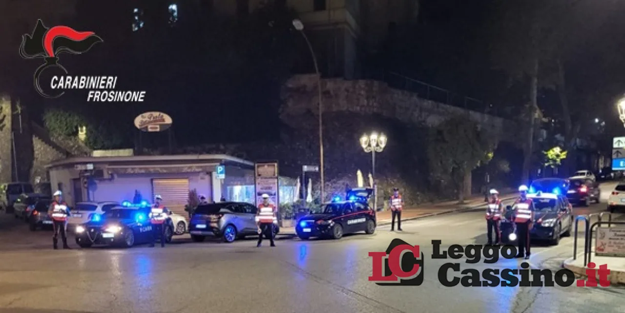 Tentano il furto in un'azienda di Ceprano, arrestati cinque uomini in fuga dai Carabinieri