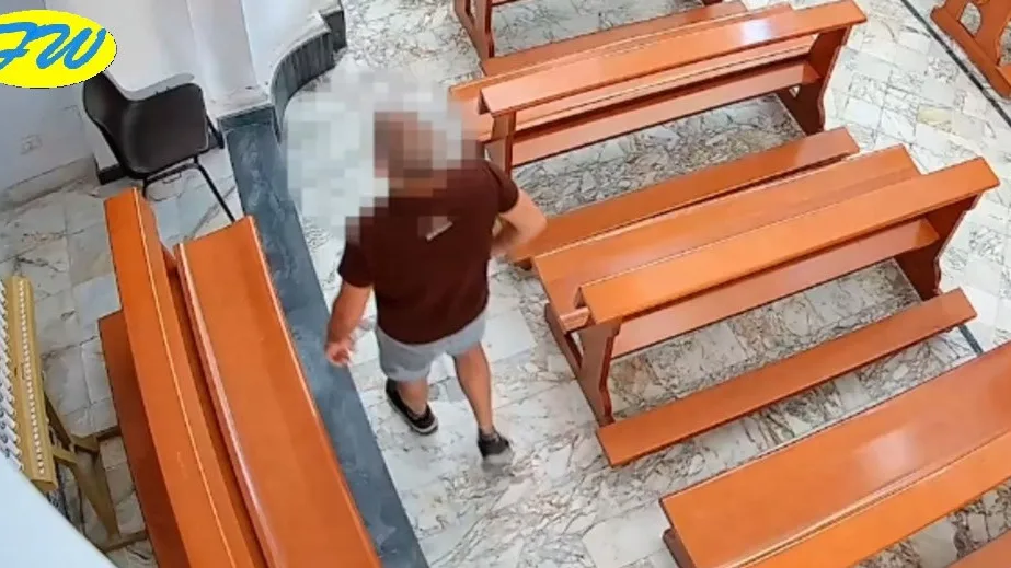 In Chiesa Ruba il Denaro delle Offerte