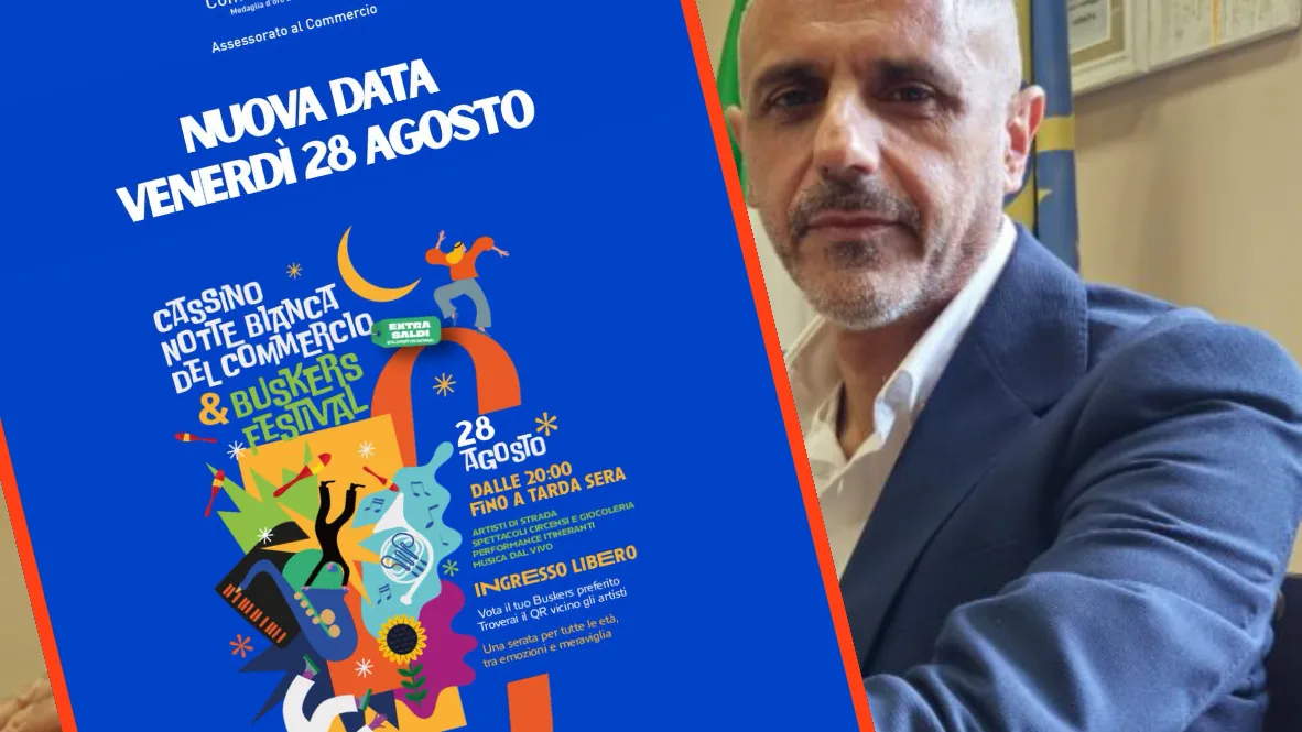 Cassino si prepara alla Notte Bianca del Commercio & Buskers Festival: appuntamento a venerdì 28 agosto
