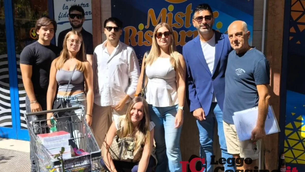 Cassino, la solidarietà fa centro: raccolto materiale scolastico per le famiglie in difficoltà