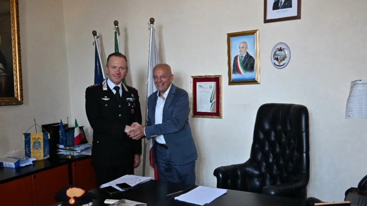 Il comandante provinciale dei carabinieri Zara in visita alla compagnia di Pontecorvo