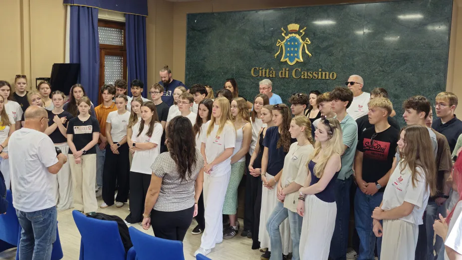 Oltre i confini della storia: i giovani uniti a Cassino nel nome della Pace