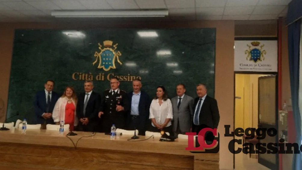 Cassino saluta il colonnello Mattioli: "Presenza discreta ed efficace al servizio del territorio"