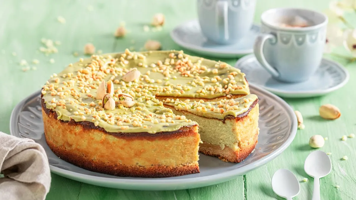 Cheesecake al pistacchio