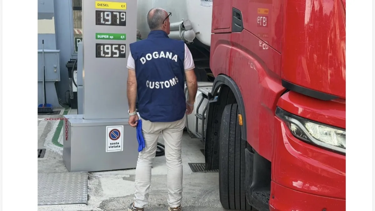 San Giorgio a Liri – Gasolio “fuori norma” al distributore: blitz dei funzionari ADM, sequestrati oltre 7.600 litri