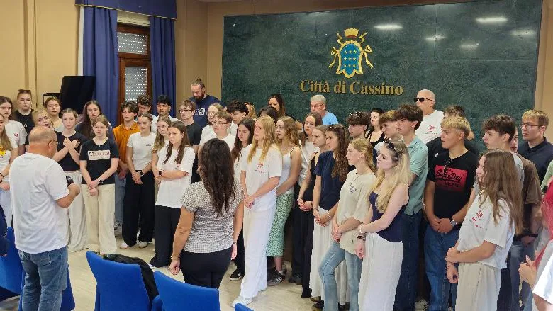 Montecassino Stiftung ha fatto tappa in Comune