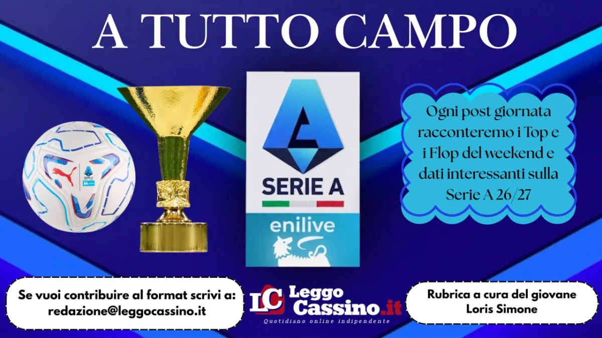 Il pallone torna a rotolare: scatta la Serie A e su LeggoCassino debutta “Top &amp; Flop”
