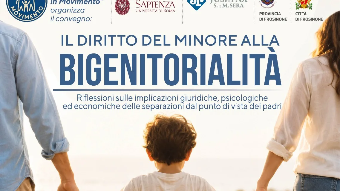 Frosinone – Le separazioni viste dai padri. Se ne parla in “Il Diritto del Minore alla bigenitorialità”