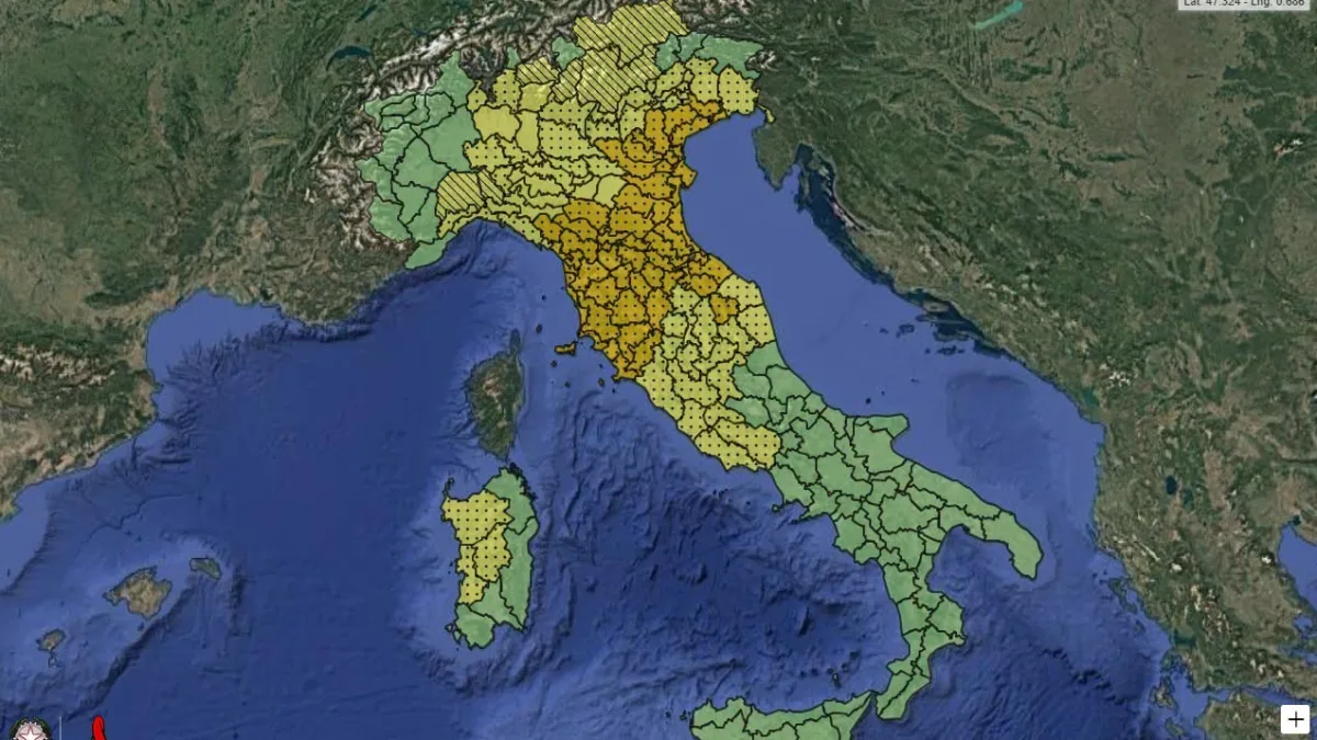 Lazio – Dopo il caldo arriva il maltempo: giovedì allerta meteo