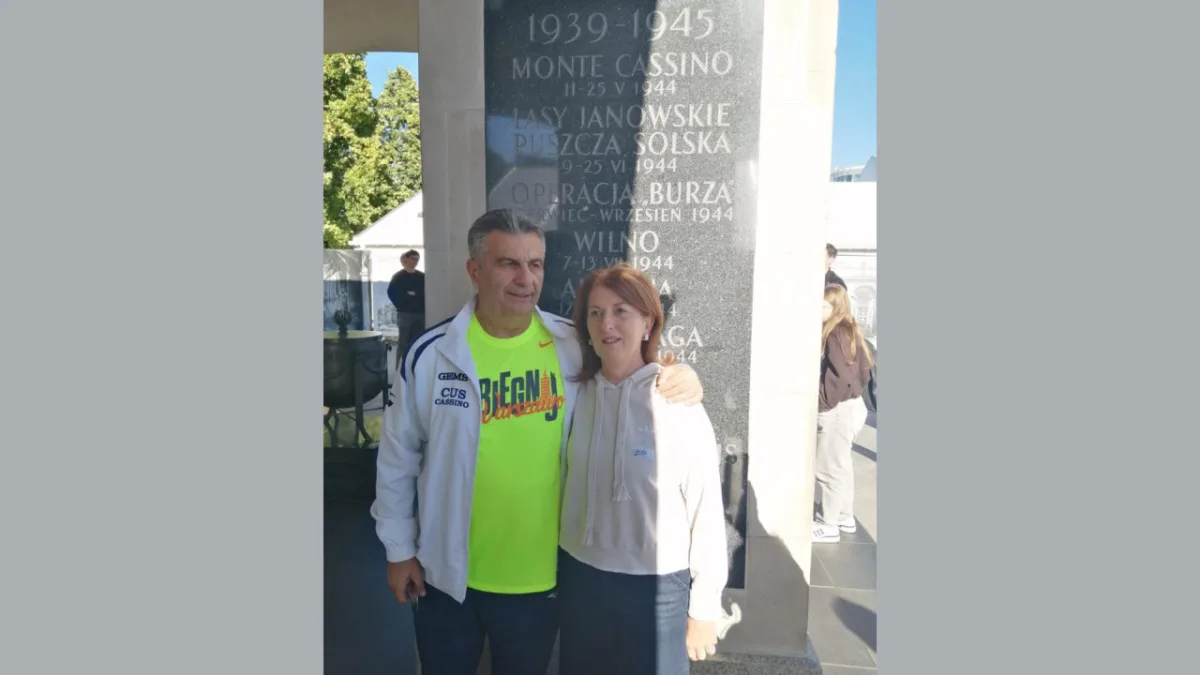 Cassino a Varsavia tra sport e memoria: Salera rende omaggio ai caduti di Montecassino